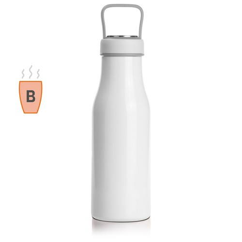Bouteille isotherme 500 ml Air Gifts, tasse avec récipient | Jessica