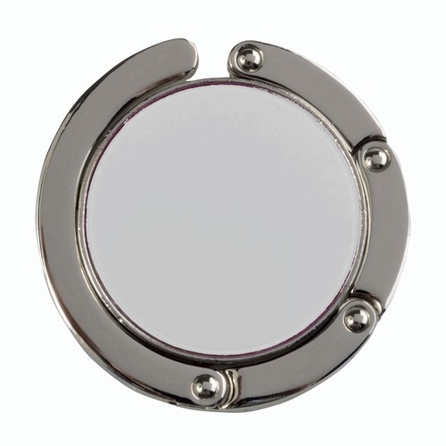 Cuelgabolsos de metal.