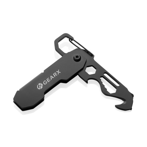 Herramienta EDC plegable Gear X con mosquetón Herramienta EDC plegable Gear X con mosquetón