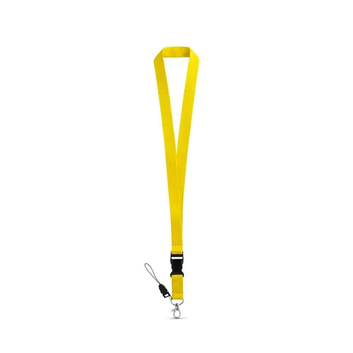 ANQUETIL. Polyester lanyard with metal carabiner ANQUETIL. Polyester lanyard with metal carabiner
