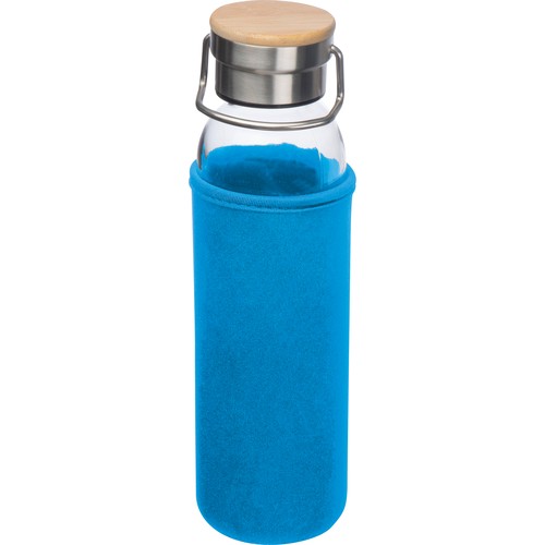 Bouteille en verre avec housse néoprène, 600 ml