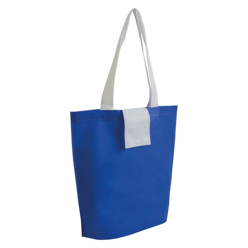 Shopper plegable en TNT 80g / m2 termosellada, asas cortas Shopper plegable en TNT 80g / m2 termosellada, asas cortas