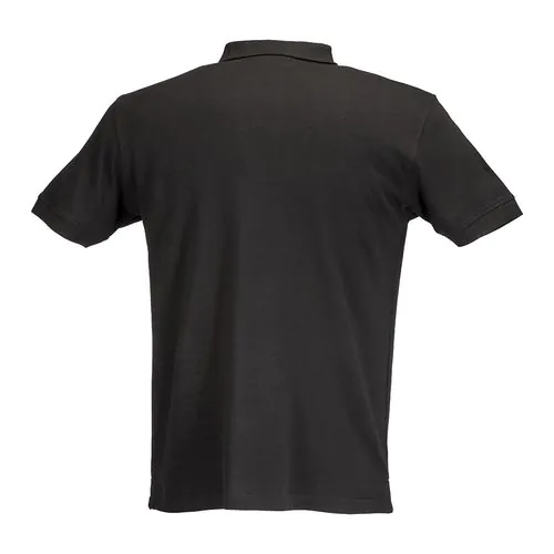 100% piqué cotton (180 g/m2) short-sleeved polo shirt with two-button collar