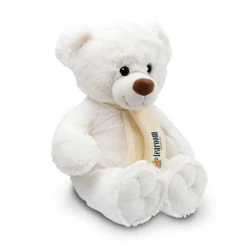 Plush teddy bear | Monty White