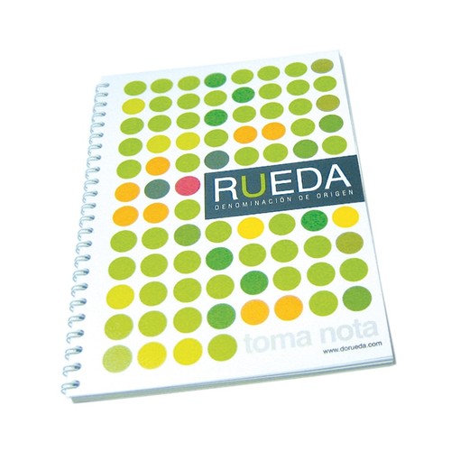 A5 SPIRALE BLOC PP COUVERTURE LISSE MAÏS PERSONNALISABLE