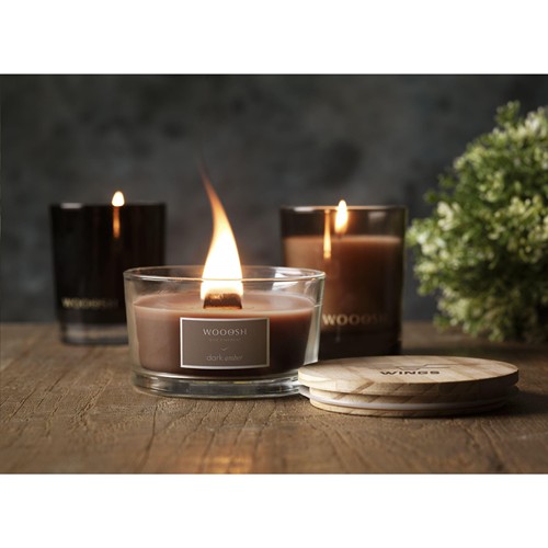 Wooosh Flame Scented Candle Dark Amber Wooosh Flame Scented Candle Dark Amber