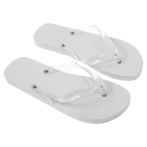 Ciabatte infradito UNISEX con suola in PE (120g), fascetta in PVC. Taglia unica (40-44)