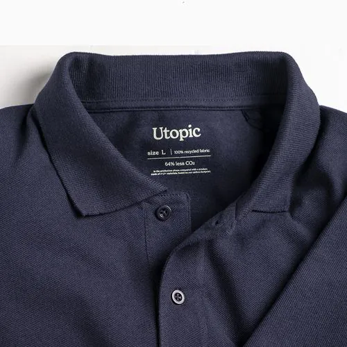 100% recycled fabric polo
