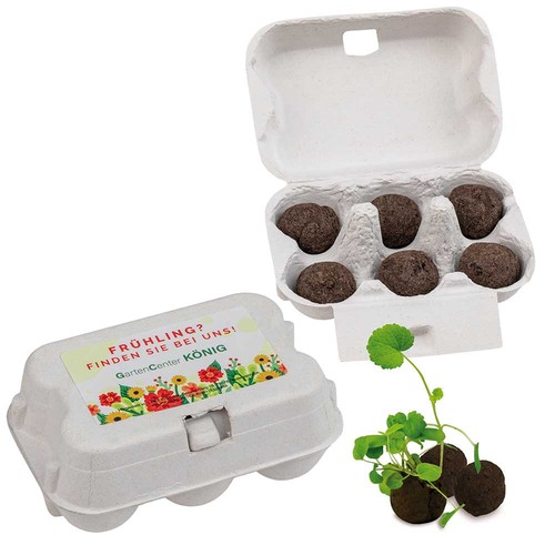 Six pack - boules de fleurs midi avec graines avec graines Six pack - boules de fleurs midi avec graines avec graines
