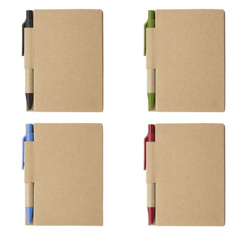 Carnet ECOBOOK et son stylo Vert Carnet ECOBOOK et son stylo Vert