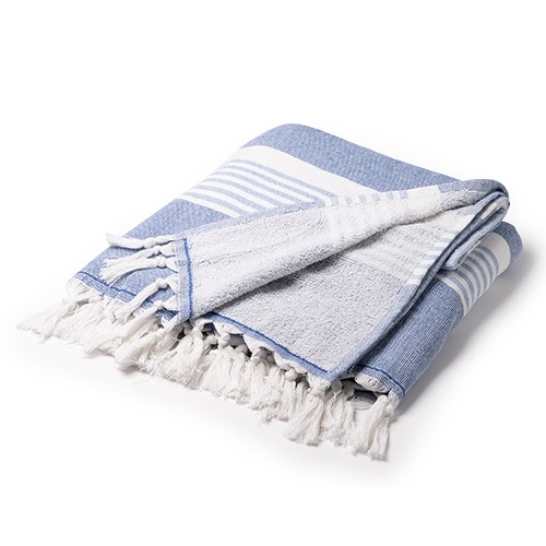 Cotton terry pareo towel with decorative knotted Otília