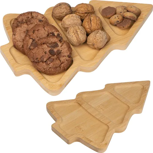 Bamboo snack tray