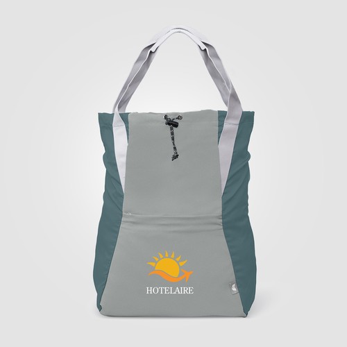 Shopper/zaino convertibile 2-in-1 in materiali riciclati Tilden – 16 L