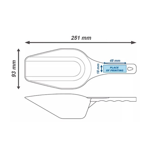 Measuring scoop ARTHUR 500 g Measuring scoop ARTHUR 500 g