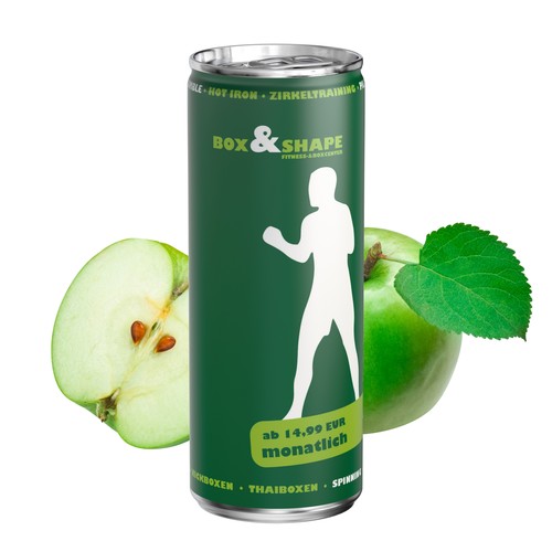 Apfelspritzer "sprankelend", 250 ml, Fullbody (mat)