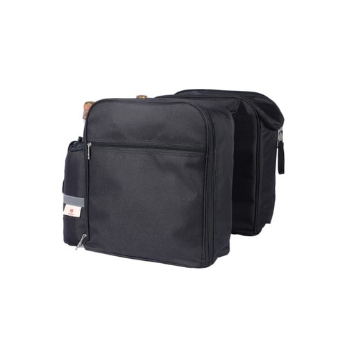 Double picnic bicycle pannier
