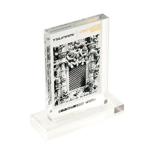 TROFEO 10MM 15X10CM PERSONALIZABLE RECTANGULAR