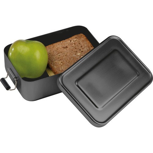 Aluminium lunch box with closure Aluminium lunch box with closure