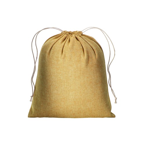 Mochila de algodón reciclado 150g / m2, 25 x 30 cm Mochila de algodón reciclado 150g / m2, 25 x 30 cm