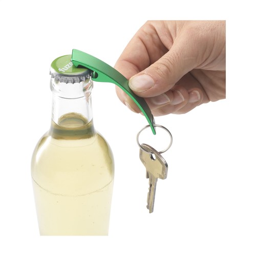 Alu Opener GRS Recycled keyring Alu Opener GRS Recycled keyring