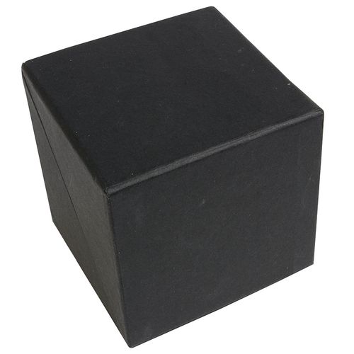 Cubo apribile in cartoncino. All'interno porta penne e foglietti adesivi colorati per note