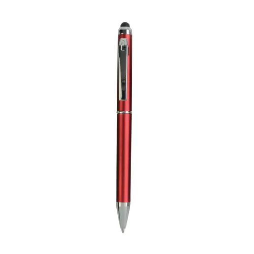 Penna twist in plastica con gommino per touch screen Penna twist in plastica con gommino per touch screen
