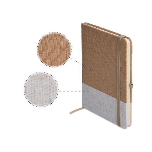 CARNET B6 COUVERTURE COTON ET FIBRES DE BAMBOU CARNET B6 COUVERTURE COTON ET FIBRES DE BAMBOU