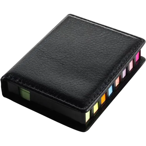 PU holder with sticky notes Pierce PU holder with sticky notes Pierce