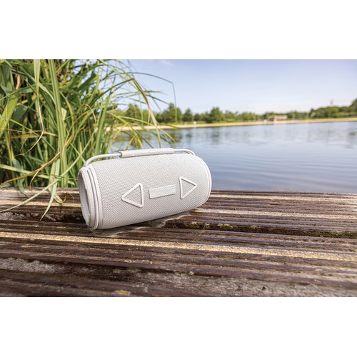 Enceinte 16W étanche IPX4 en plastique recyclé RCS Prisma Enceinte 16W étanche IPX4 en plastique recyclé RCS Prisma