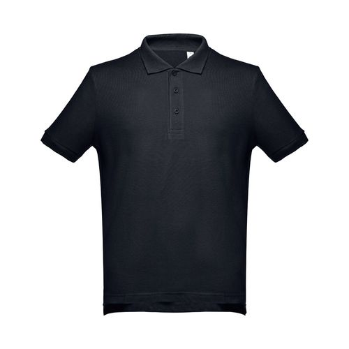 THC ADAM. Polo da uomo in cotone a maniche corte