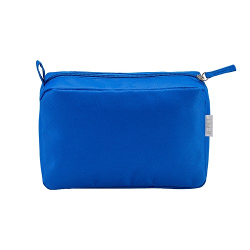 Beauty case en polyester recyclé R-PET avec fermeture éclair