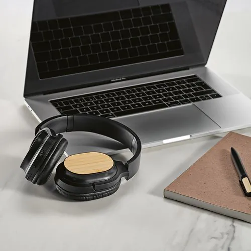 Cuffie Fleming rABS e bambù 400mAh. 8h autonomia Cuffie Fleming rABS e bambù 400mAh. 8h autonomia