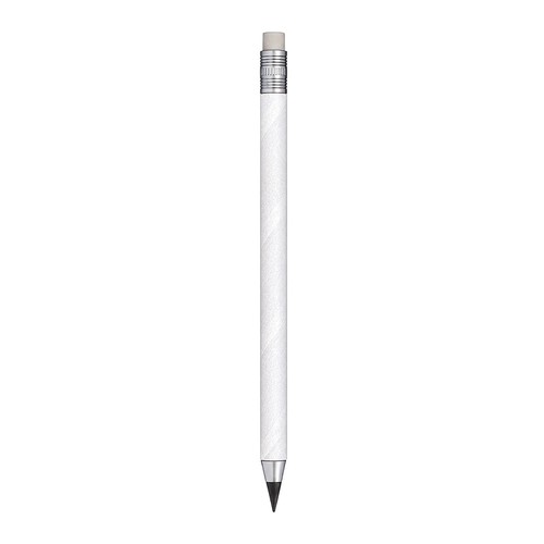 Crayon de couleur longue durée en papier recyclé avec gomme
