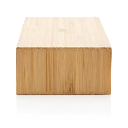 Bamboo alarm clock with 5W wireless charger