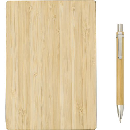 Carnet A5 avec couverture en bambou Jo Carnet A5 avec couverture en bambou Jo