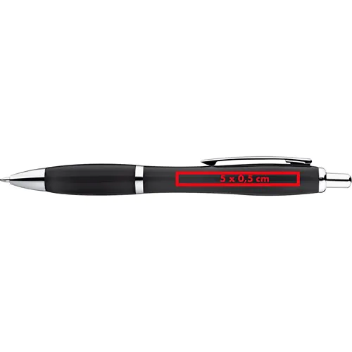 Stylo plastique avec clip en métall