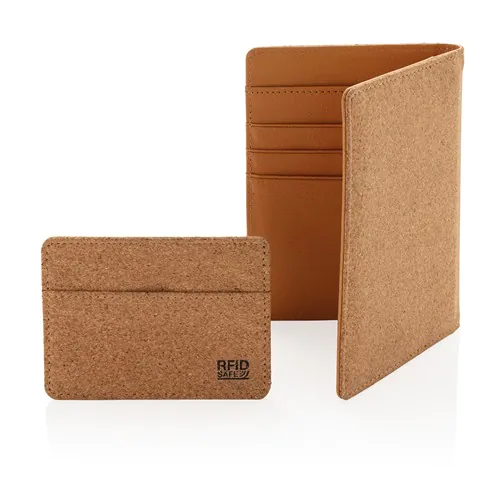 Cork secure RFID slim wallet Cork secure RFID slim wallet