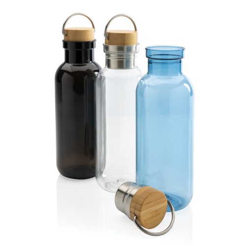 Bouteille 680ml en rPET RCS, couvercle en bambou Bouteille 680ml en rPET RCS, couvercle en bambou