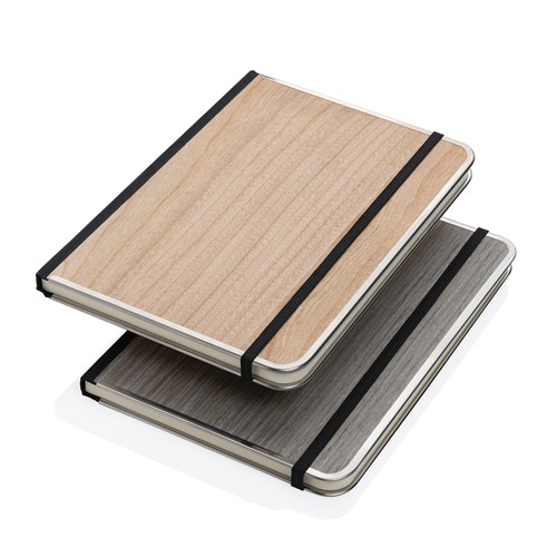 Carnet A5 couverture imprimé bois Treeline