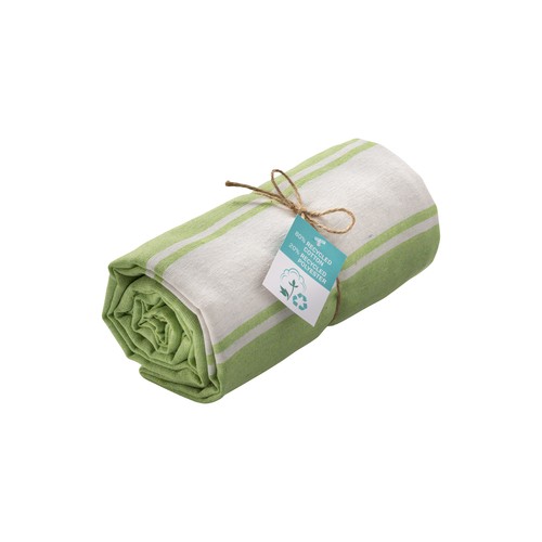Recycled cotton fringed beach towel Recycled cotton fringed beach towel
