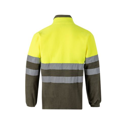 VL EROS. Tweekleurig fleecejack (280g/m²) van polyester (100%)