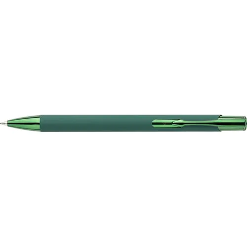 Stylo à bille toucher gomme en aluminium recyclé Anisa