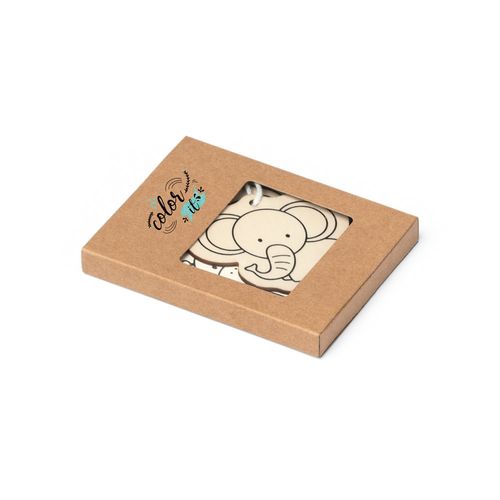 FAUNE. Set da colorare per bambini in legno