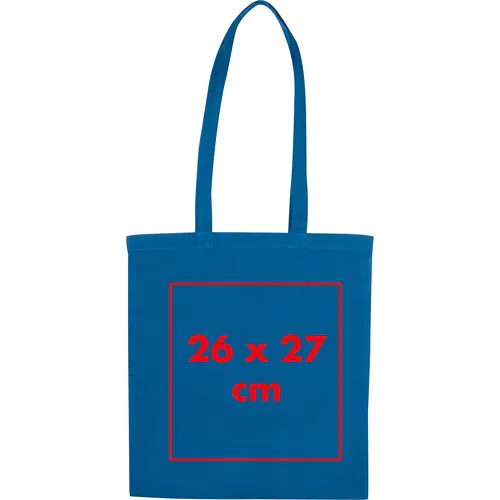 Cotton bag with long handles