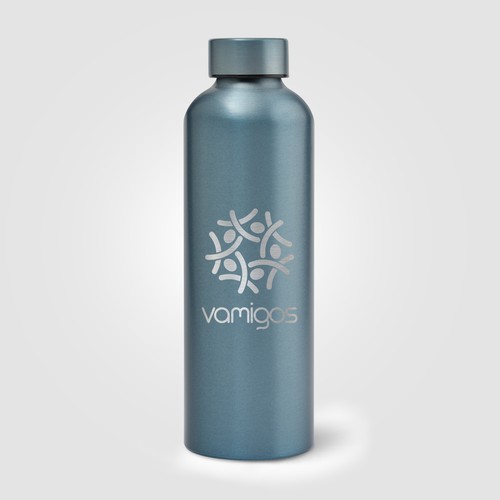 Astrid Trinkflasche Metallic aus recyceltem Edelstahl - 710 ml Astrid Trinkflasche Metallic aus recyceltem Edelstahl - 710 ml