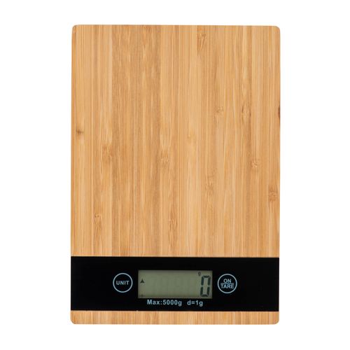 Digital bamboo kitchen scale
