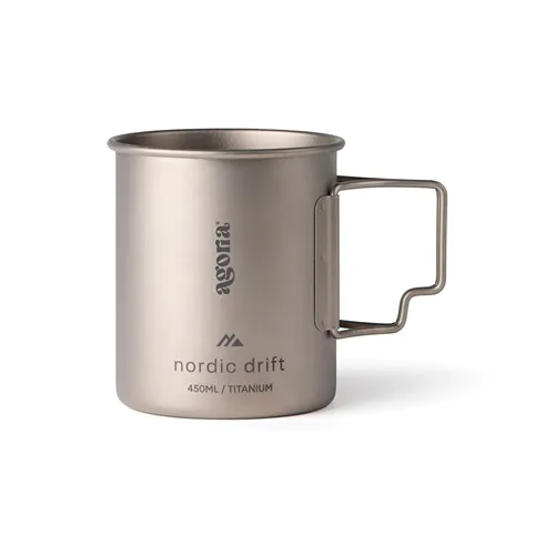 Tazza in titanio Nordic Drift Trail Ultra Light 450ML