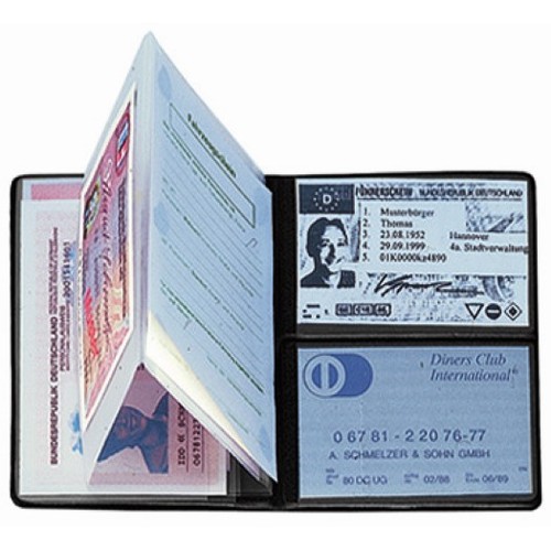 CreativDesign® ID card holder "Euro" normal foil black with insert CreativDesign® ID card holder "Euro" normal foil black with insert