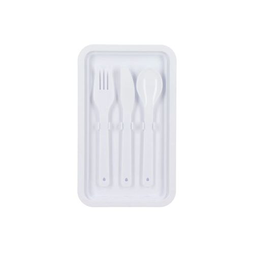 Double layer Lunch Box with Cutlery