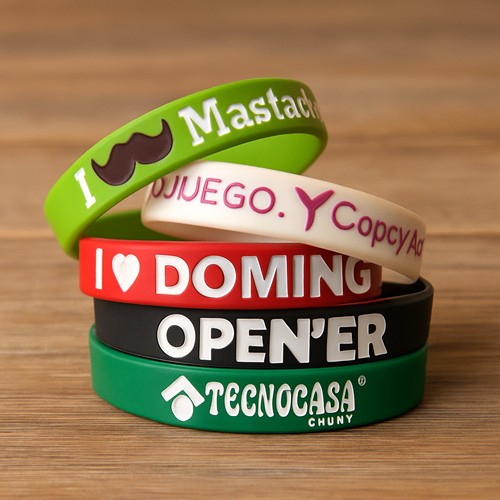 Debossed Ink-Filled Silicone Wristband – EU Manufacturer – Private Label & OEM